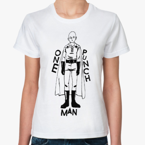 Классическая футболка Ванпанчмен One Punch Man