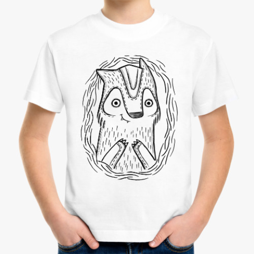 Детская футболка Волчик