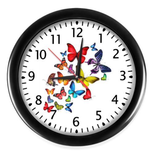 Настенные часы бабочки