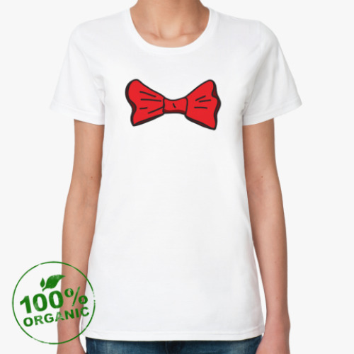 Женская футболка из органик-хлопка Образ с бабочкой