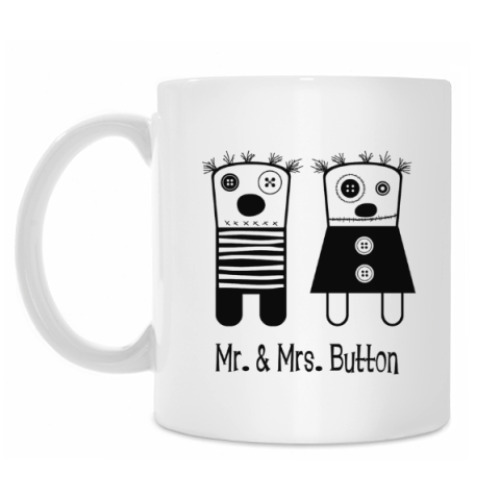 Кружка Mr. & Mrs. Button