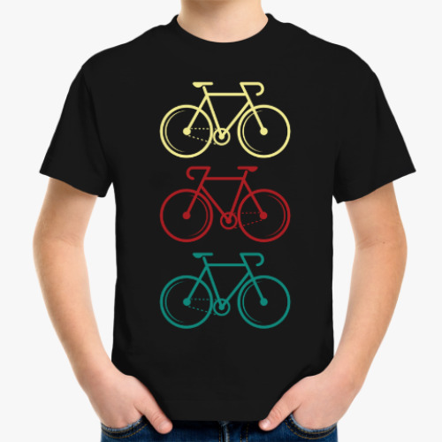 Детская футболка Велосипеды