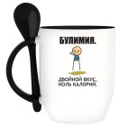 Кружка с ложкой