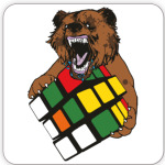 Медведь и кубик Рубика