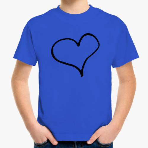 Детская футболка Чернильное сердце