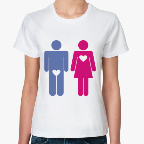 Классическая футболка Man & Girl