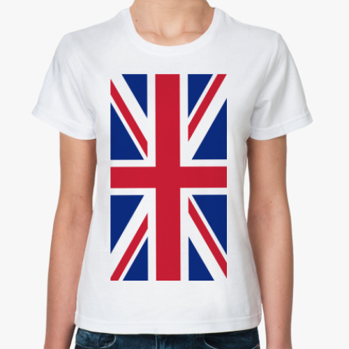Классическая футболка Флаг Великобритании