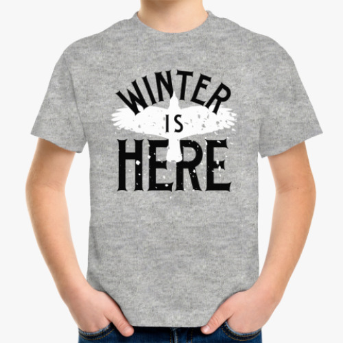 Детская футболка Winter is here