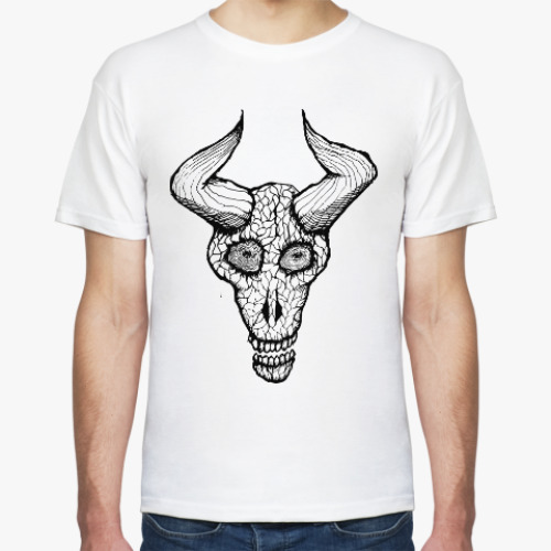 Футболка Bull skull/Бычий череп/Смерть/Western