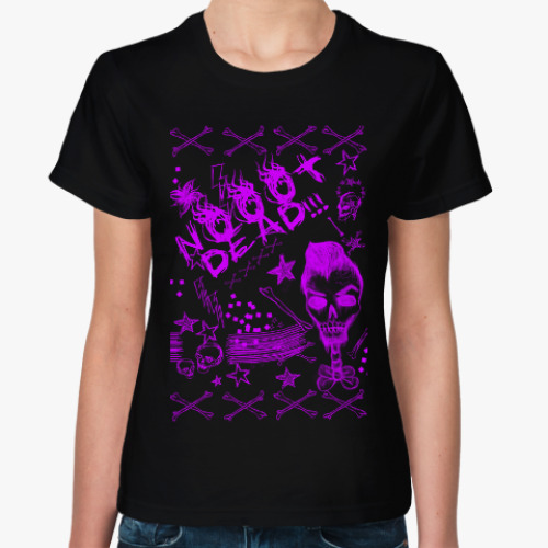 Женская футболка Be grunge! Гранж. Взрыв цвета.