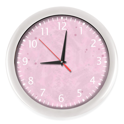 Настенные часы Розовый Pink