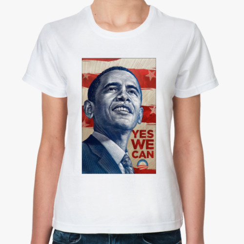 Классическая футболка  Обама