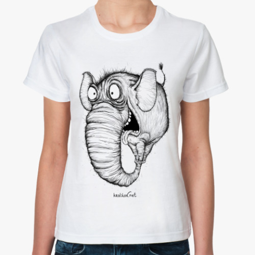 Классическая футболка  Цирковой слон