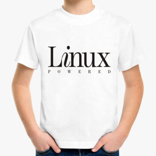 Детская футболка Linux Powered