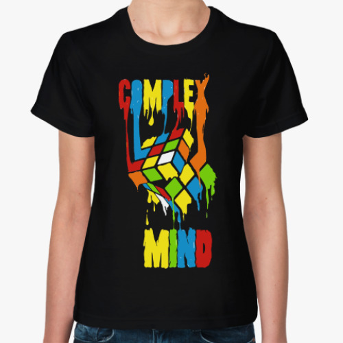 Женская футболка Кубик Рубика (Complex Mind)
