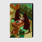 Коты пьют чай
