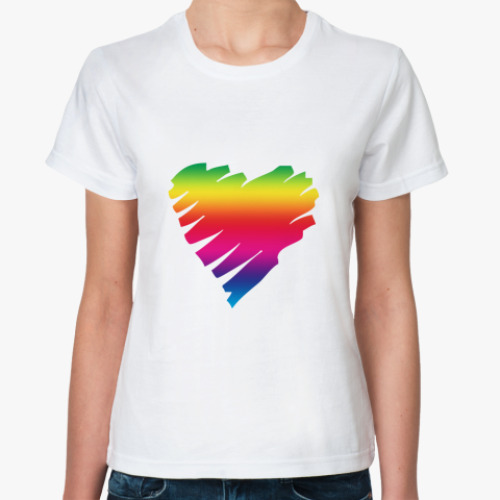 Классическая футболка rainbow