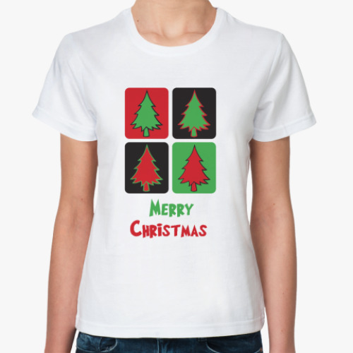 Классическая футболка  Christmas