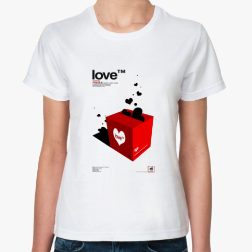 Классическая футболка Love (TM)