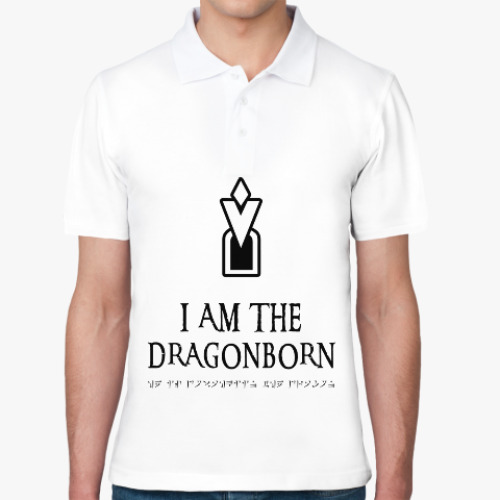 Рубашка поло Dragonborn Skyrim