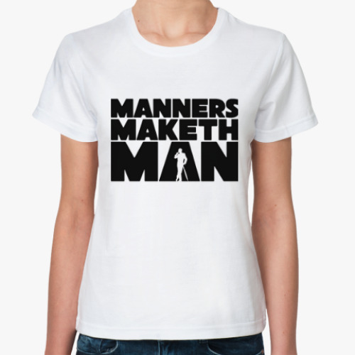 Классическая футболка Manners