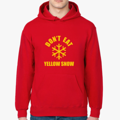 Толстовка худи No yellow snow