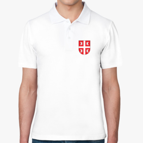Рубашка поло Большой герб Сербии