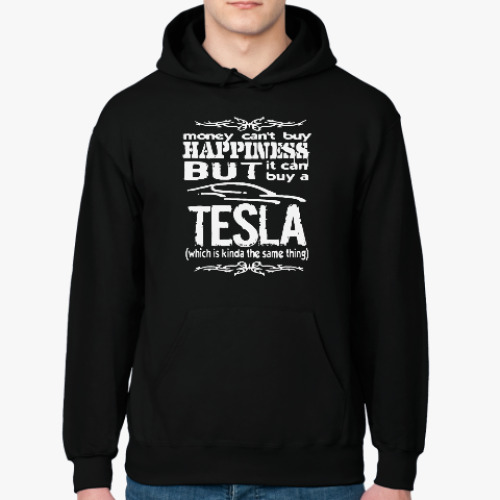 Толстовка худи Tesla