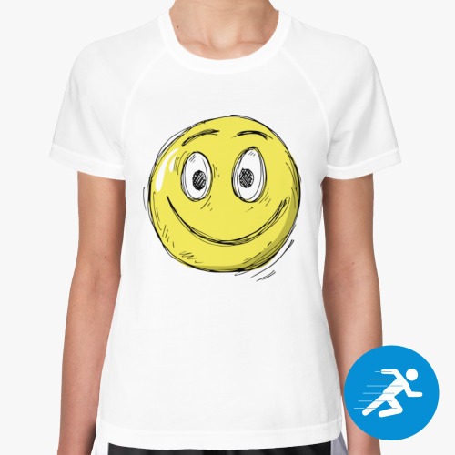 Женская спортивная футболка Smile