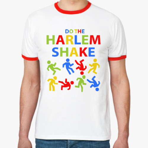 Футболка Ringer-T Harlem Shake