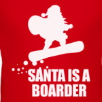 Santa is a boarder!