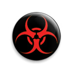 Biohazard красно-чёрный