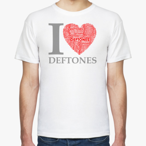 Футболка  I Love Deftones