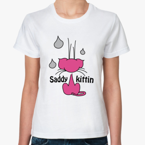 Классическая футболка Saddy kittin