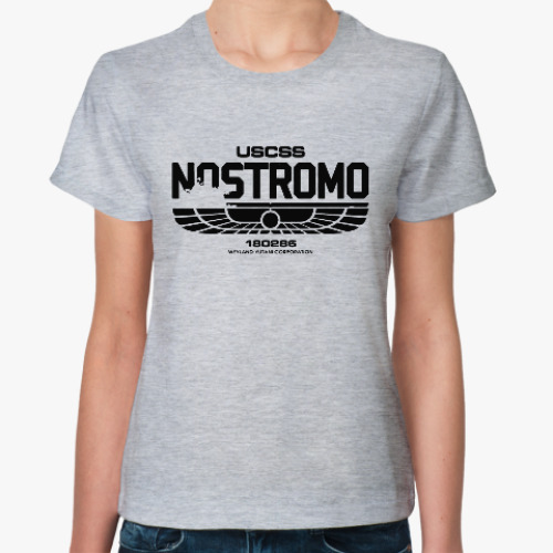 Женская футболка Чужой. Nostromo