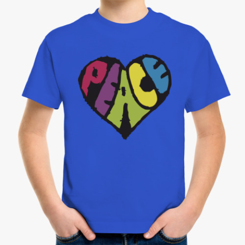 Детская футболка Сердце мира