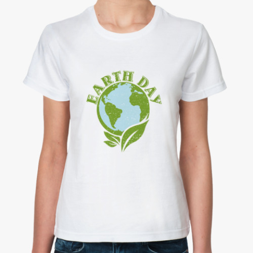 Классическая футболка Earth Day