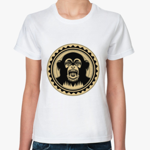 Классическая футболка Screaming monkey