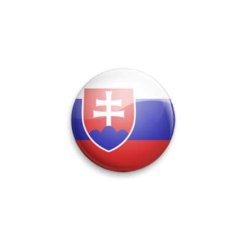 Значок 25мм Slovakia