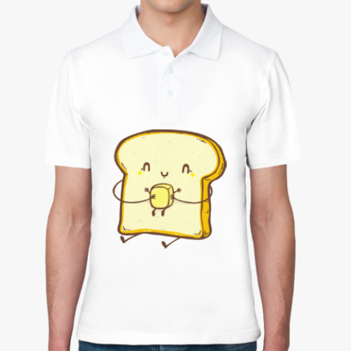Рубашка поло Хлеб. Бутерброд. Мимими. Няша