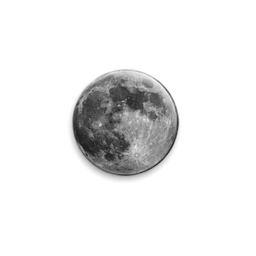 Значок 25мм Луна