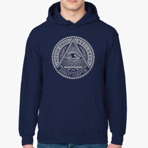 Толстовка худи NOVUS ORDO SECLORUM ANNUT COEPTIS
