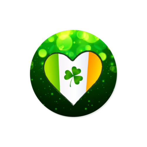 Виниловые наклейки Ирландское сердце