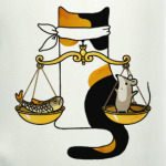 Знак Зодиака Весы и кот
