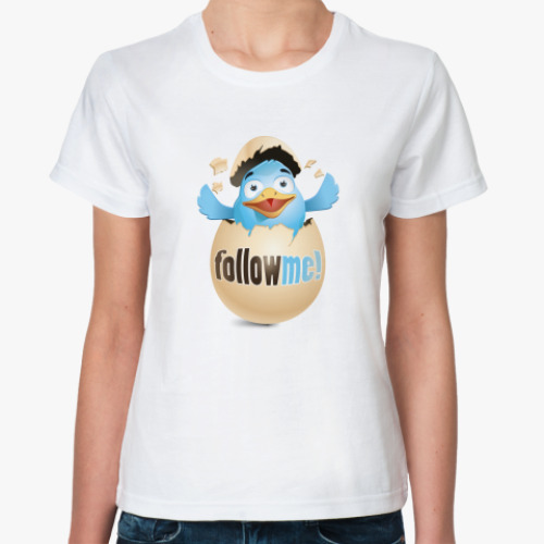Классическая футболка футболка FOLLOW ME!