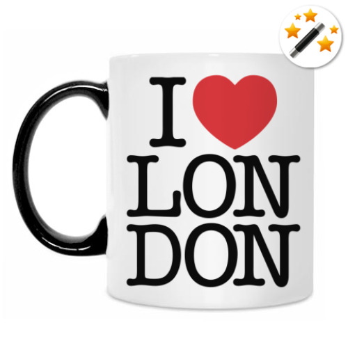 Кружка-хамелеон I love London!