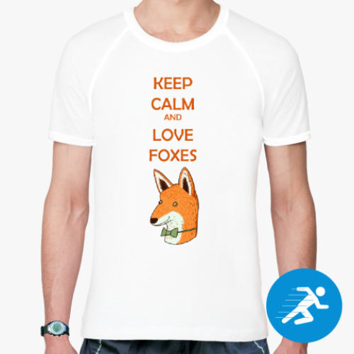 Спортивная футболка Любовь к лисичкам