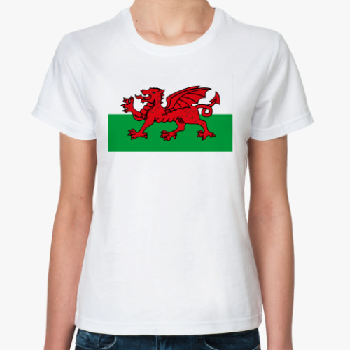 Классическая футболка Флаг Уэльса