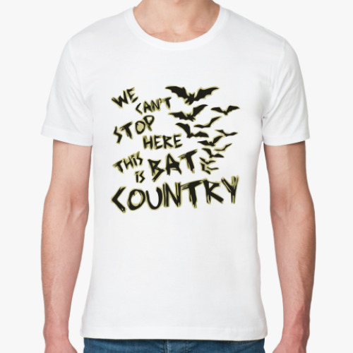 Футболка из органик-хлопка  Bat Country