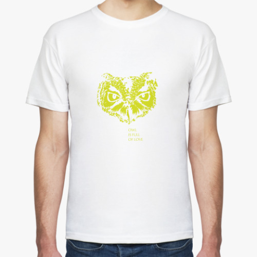 Футболка  Owl is full of love